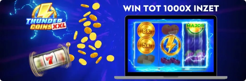 Weergave van de Grand, Major, Minor en Mini jackpots met hun actuele waardes.